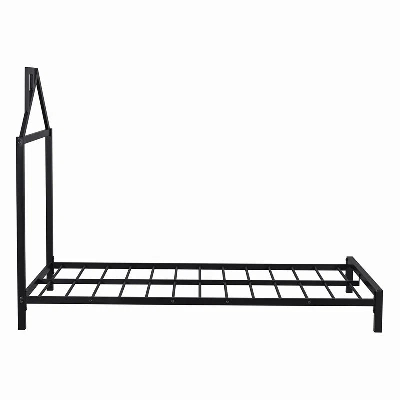 Furnishiaa Metal Platform Single Bed - Furnishiaa -  -